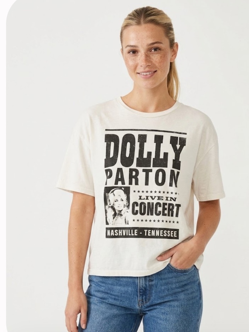 Dolly Parton Nashville Tennessee Live In Tour Concert Tee - Size XXL